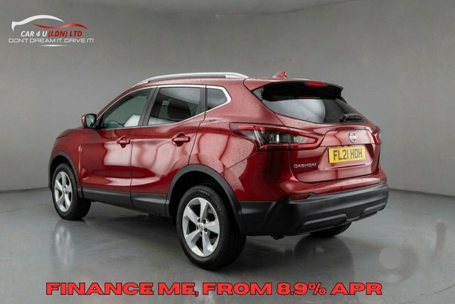 Nissan Qashqai Dig-t Acenta Premium Suv FL21HOH Red #5
