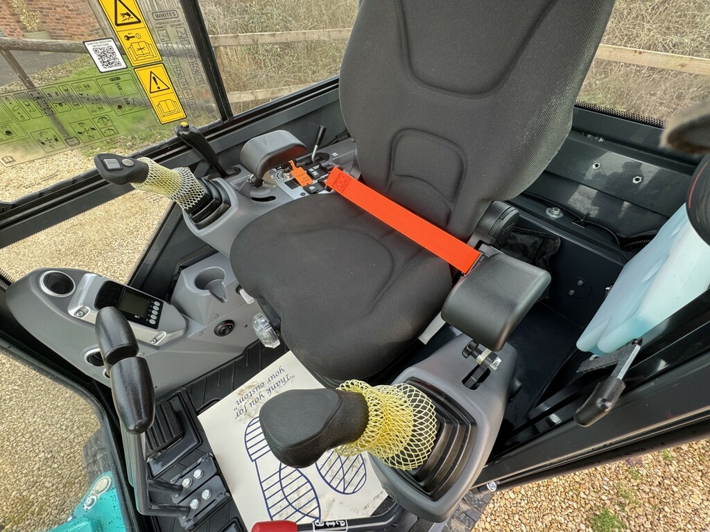Ford Transit Custom Kobelco Sk19 Mini Excavator Cab Digger Blue #3