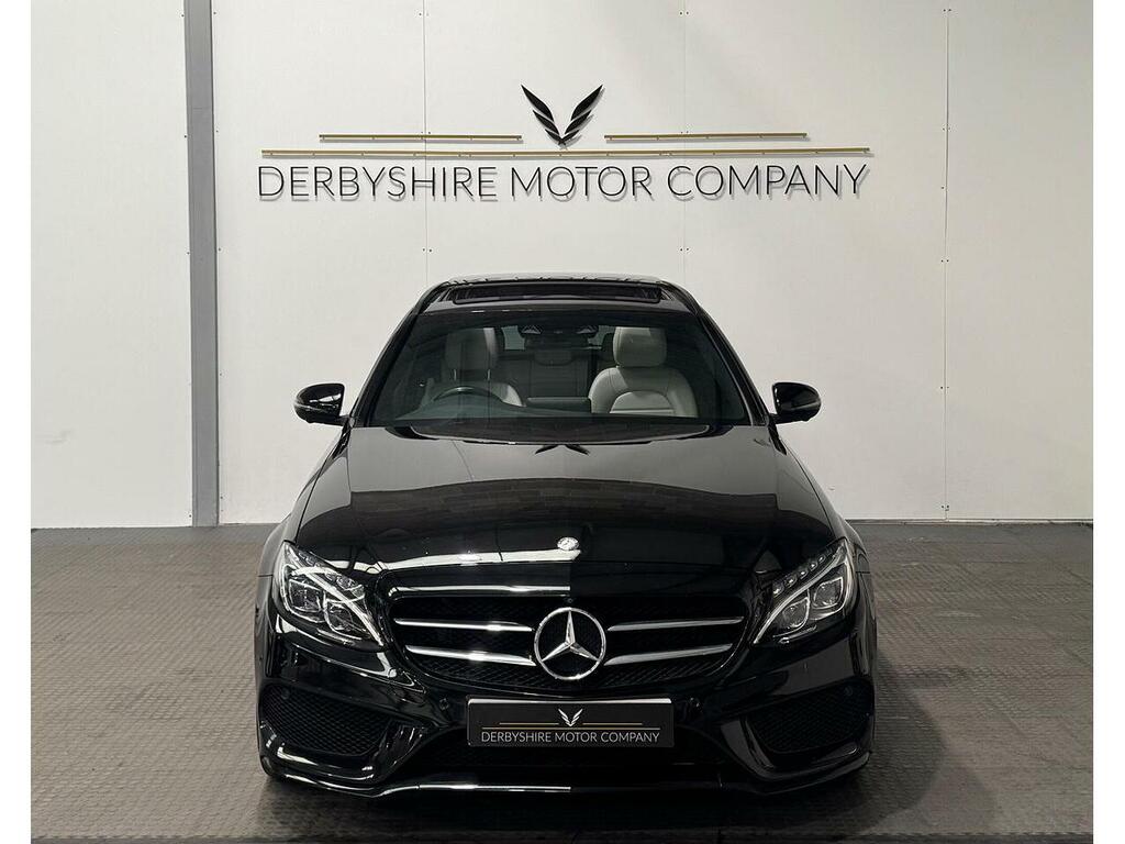 Mercedes-Benz C Class 2.1 C250d Amg Line Premium Plus Estate Diese GU66XBC Black #2