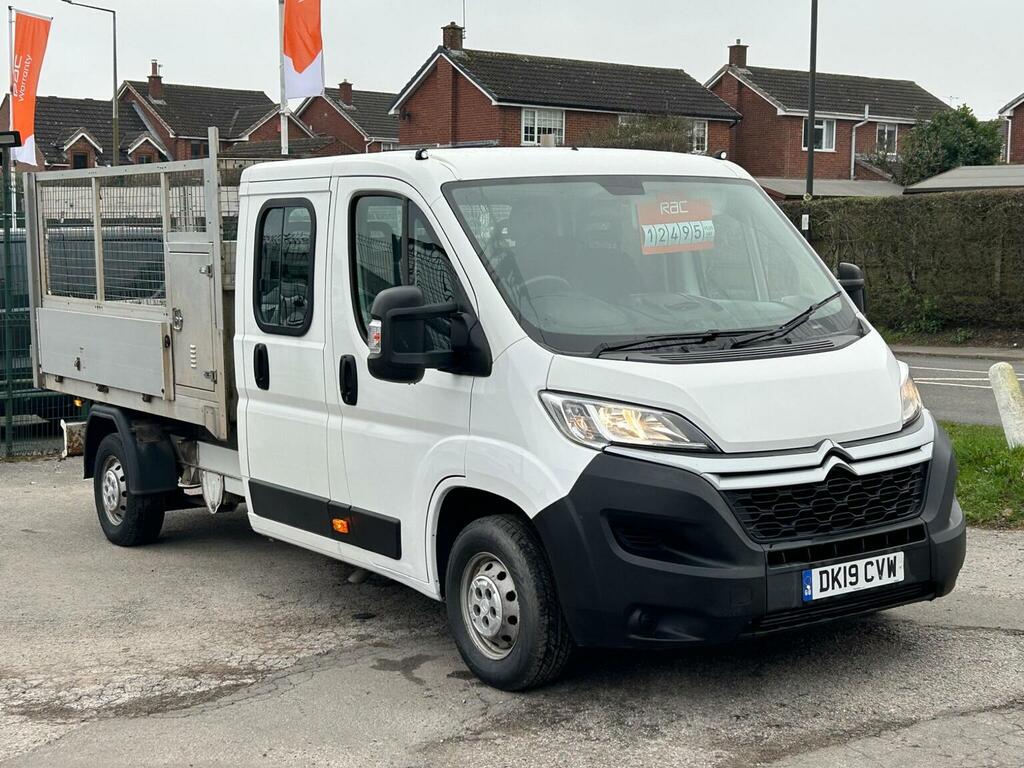 Citroen Relay 2.0 Bluehdi 35 Plus Ready To Run Tipper L3 Euro 6 White #3