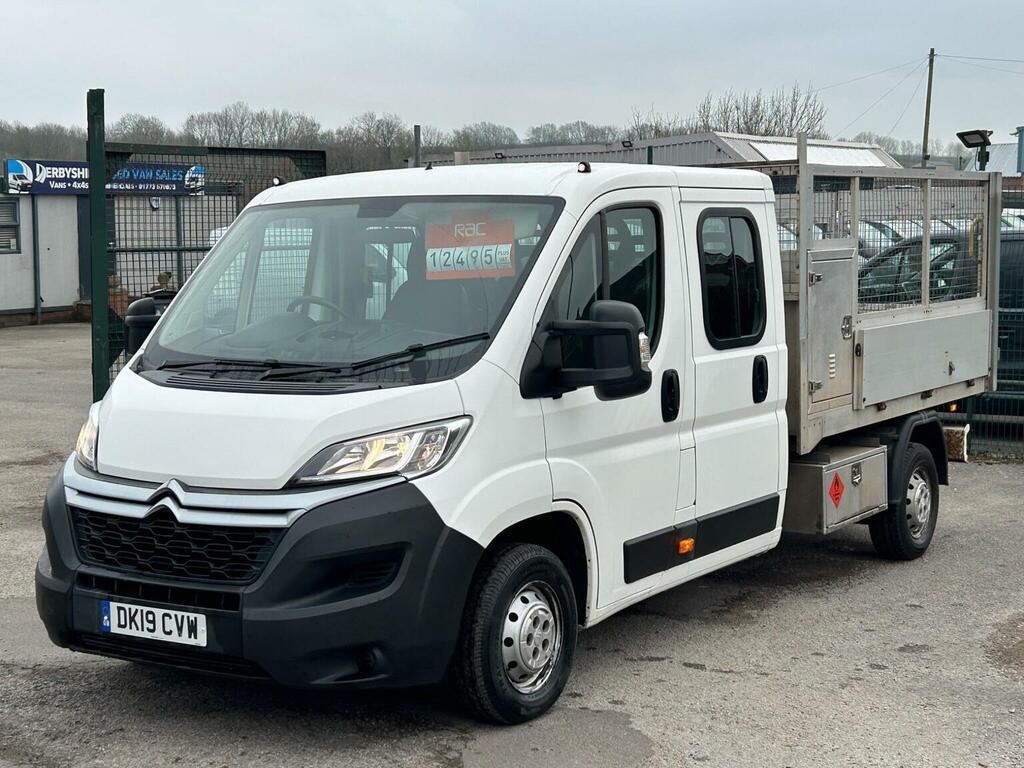 Citroen Relay 2.0 Bluehdi 35 Plus Ready To Run Tipper L3 Euro 6 White