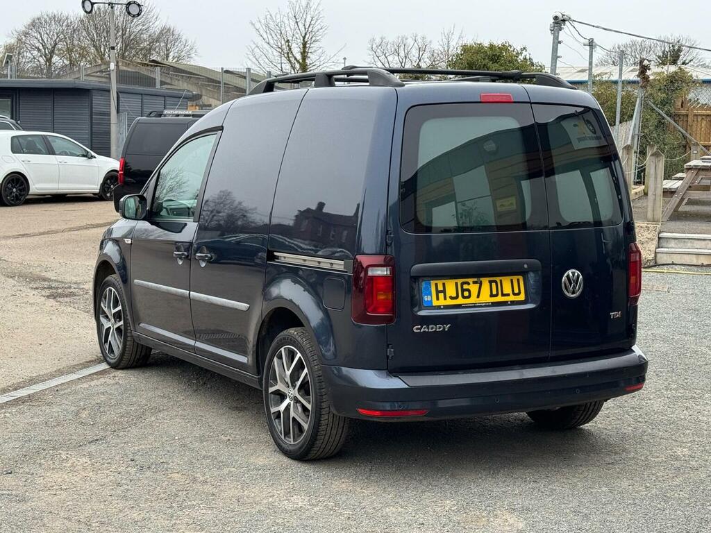 Volkswagen Caddy 2.0 Tdi C20 Bluemotion Tech Highline Dsg Swb Euro Blue #3