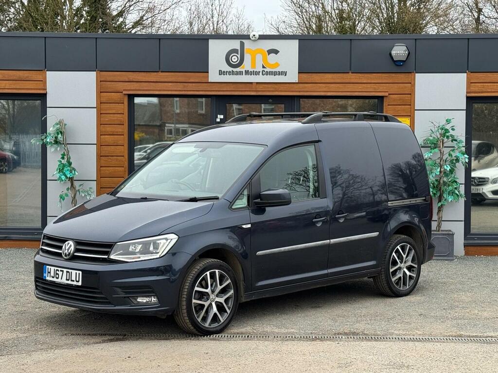 Volkswagen Caddy 2.0 Tdi C20 Bluemotion Tech Highline Dsg Swb Euro Blue