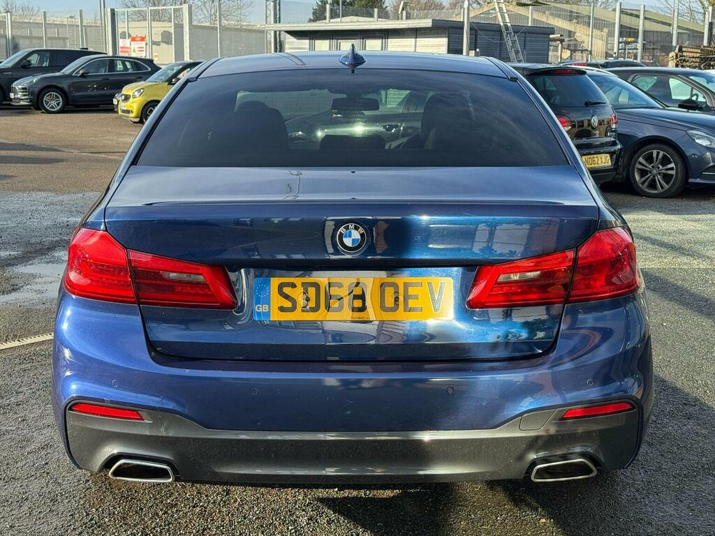 BMW 5 Series 2.0 520D M Sport Euro 6 Ss SD68OEV Blue #4