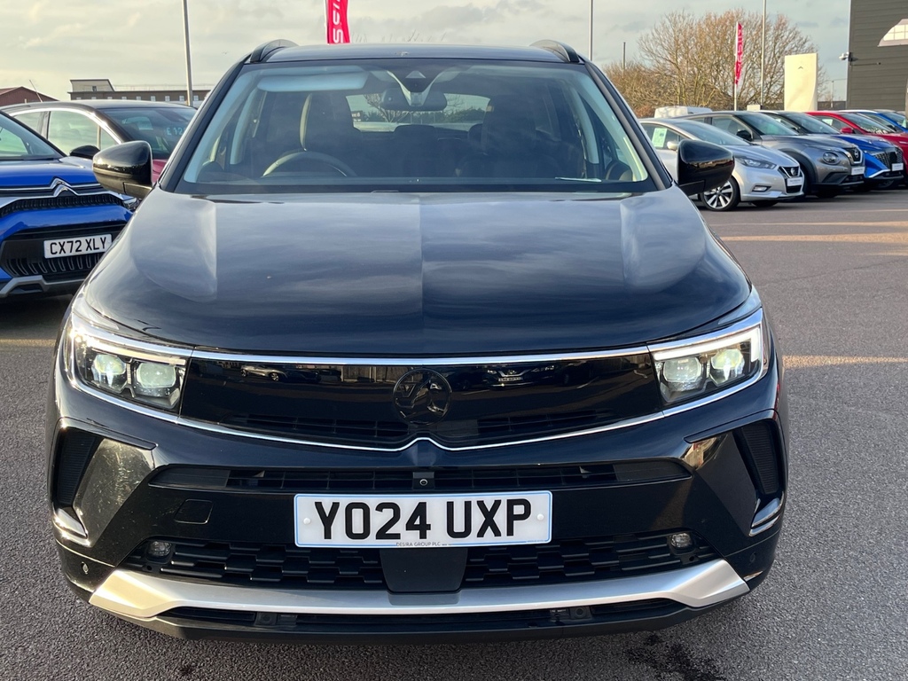 Vauxhall Grandland 1.2 Turbo Ultimate YO24UXP Black #2
