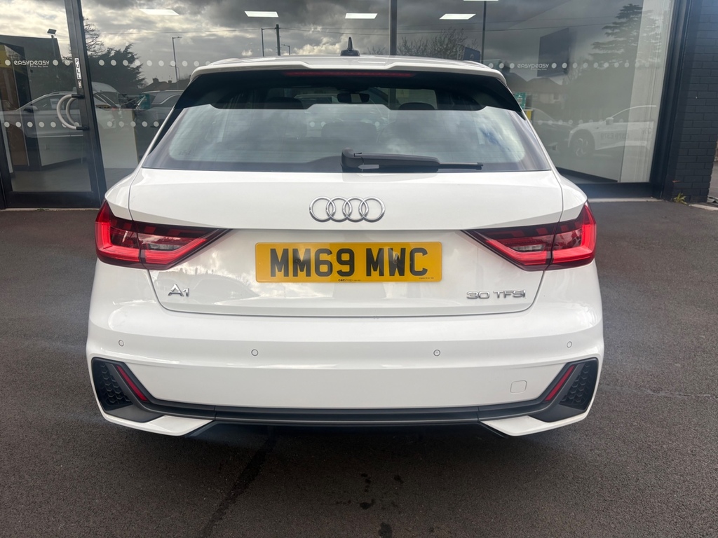 Audi A1 30 Tfsi S Line MM69MWC White #4