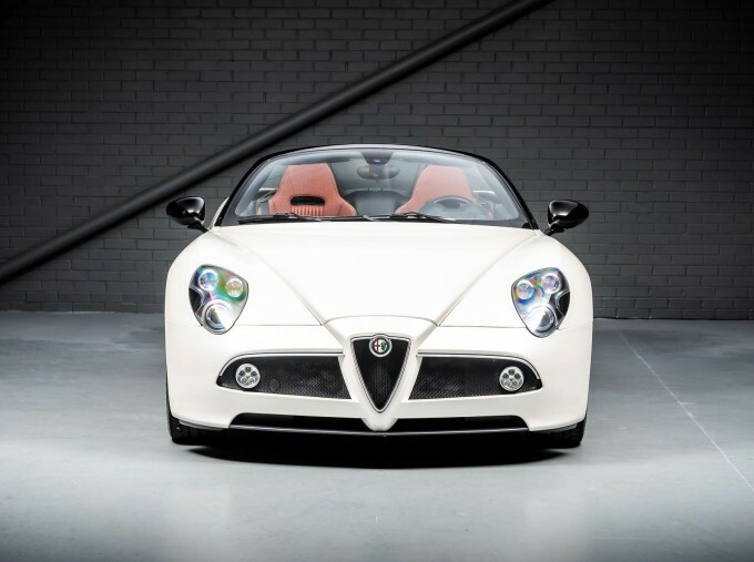 Alfa Romeo 8c V8 Spider Euro 4 AR10SPY White #6