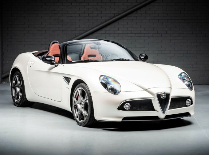 Alfa Romeo 8c V8 Spider Euro 4 AR10SPY White #2
