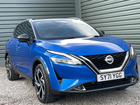 Nissan Qashqai Dig-t Tekna Plus SY71YGG Blue #6