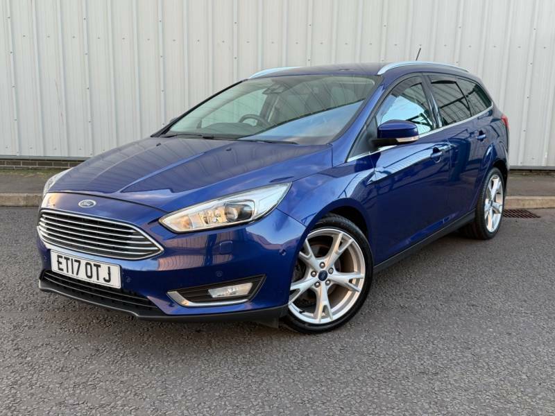 Ford Focus 2.0 Tdci Titanium X - 2017 17 ET17OTJ Blue #4