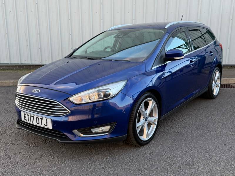 Ford Focus 2.0 Tdci Titanium X - 2017 17 ET17OTJ Blue #5