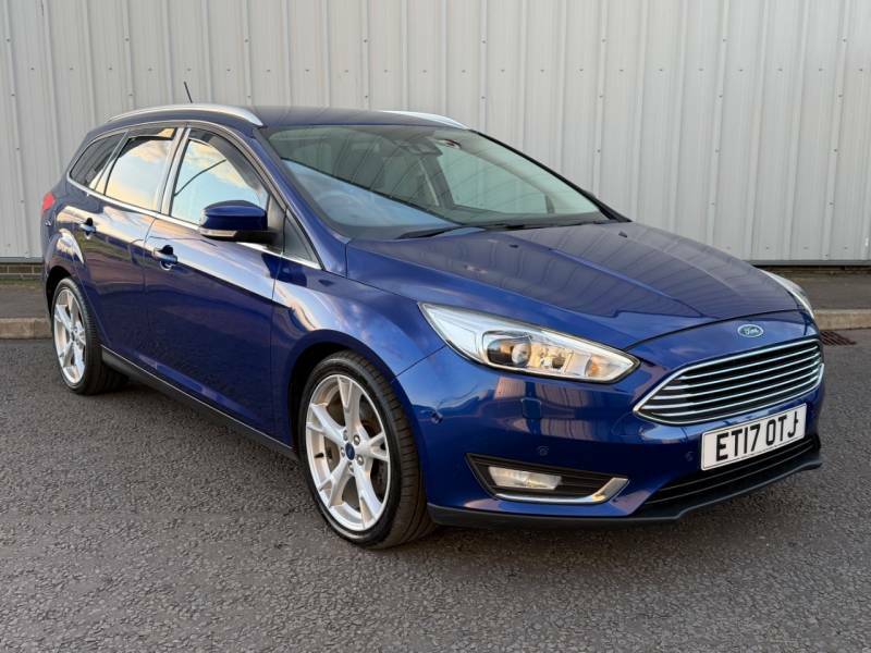 Ford Focus 2.0 Tdci Titanium X - 2017 17 ET17OTJ Blue #2