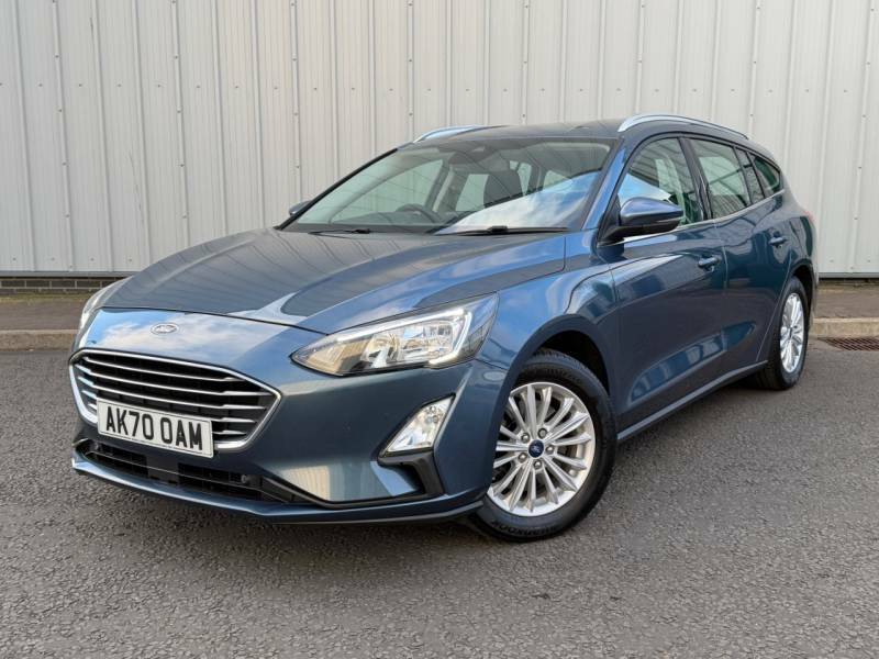 Ford Focus 1.5 Ecoblue 120 Titanium Edition - 2020 70 AK70OAM Blue #2