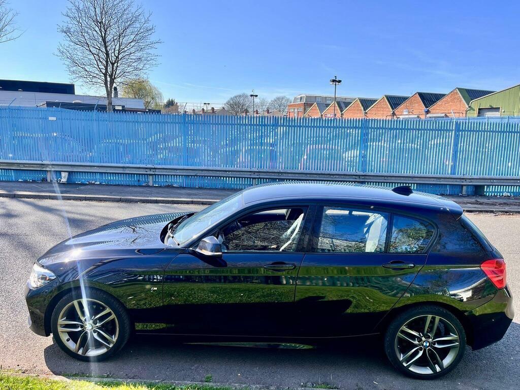 BMW 1 Series 2.0 118D M Sport Euro 6 Ss YA18XPV Black #6