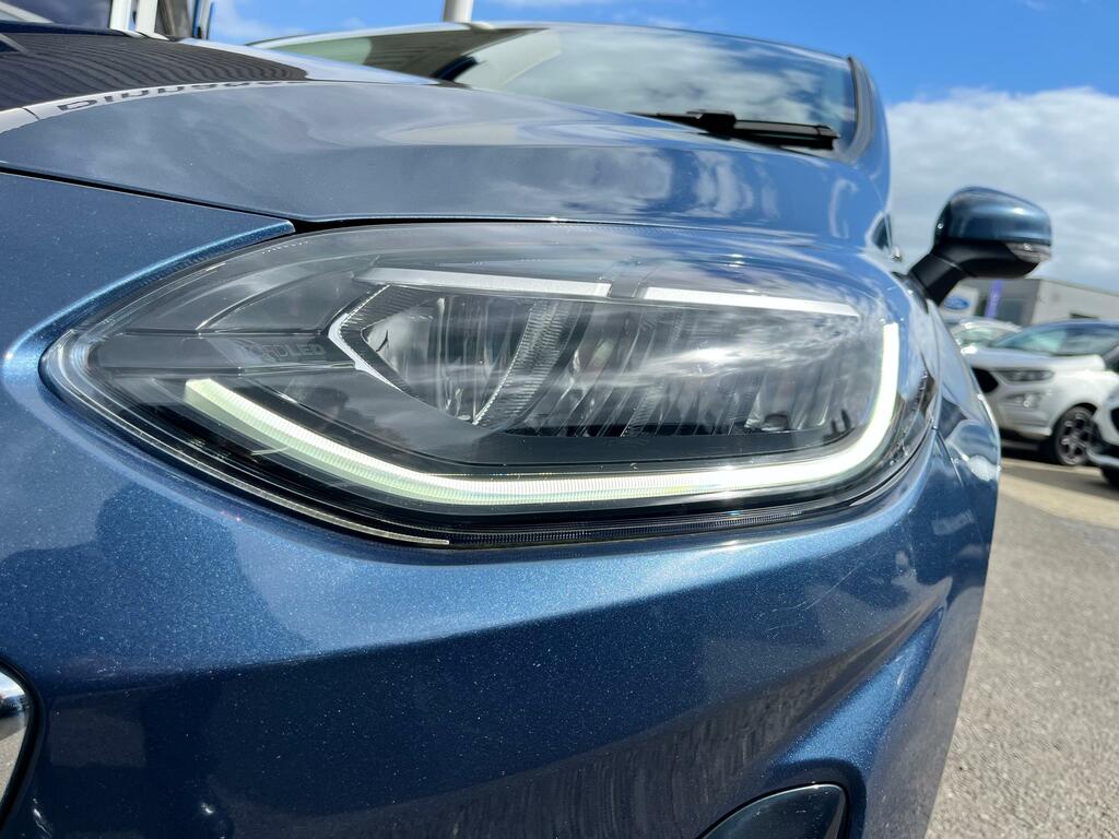 Ford Fiesta 1.0T Ecoboost Titanium Hatchback GV72FYD Blue #4