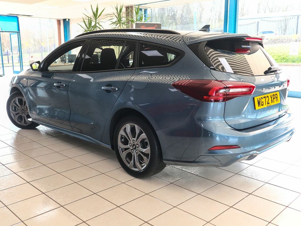 Ford Focus 1.0 St-line Edition Ecoboost Mhev WG72XPR Blue #2