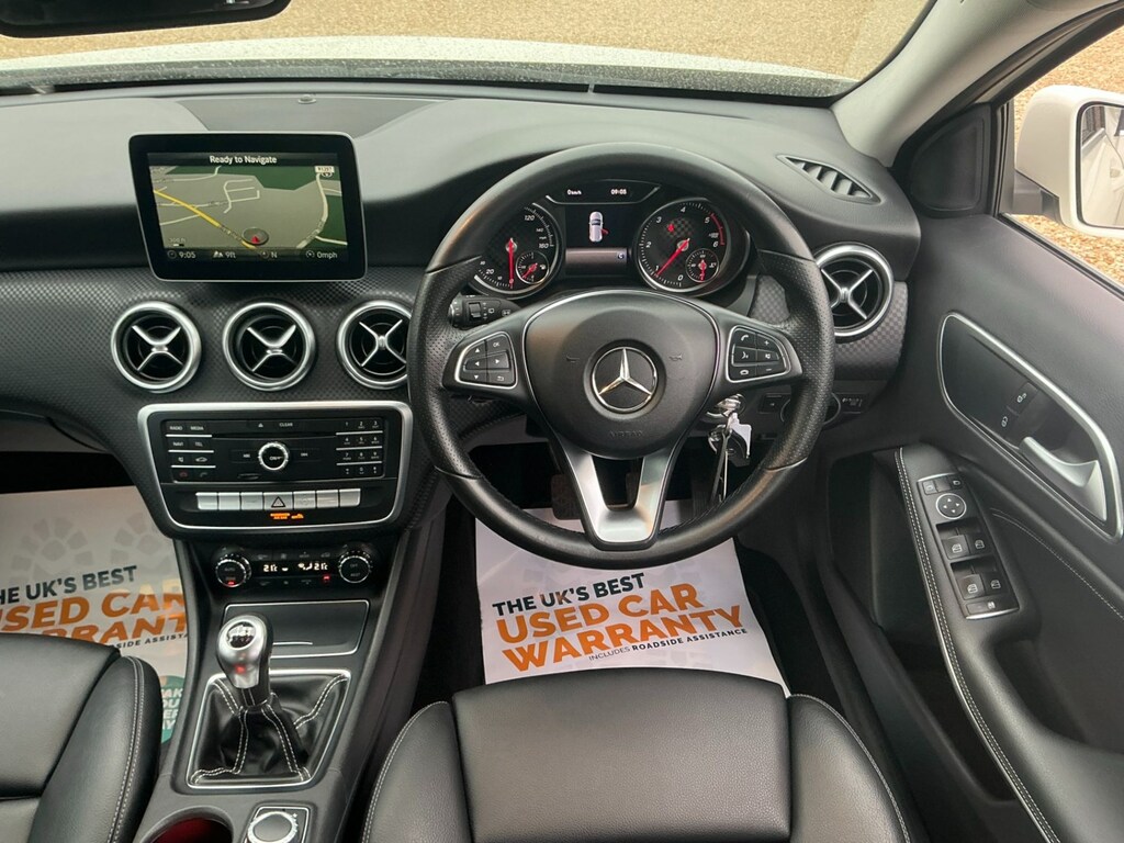 Mercedes-Benz A Class A180d Sport White #4