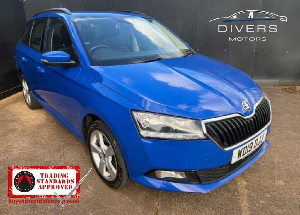 Skoda Fabia Estate 1.0 Tsi Se L Euro 6 Ss 201919 Blue