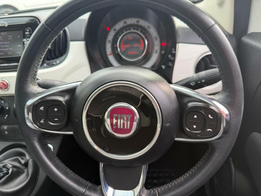Fiat 500 Hatchback 1.2 Lounge Euro 6 Ss 201818 BW18HYK White #4
