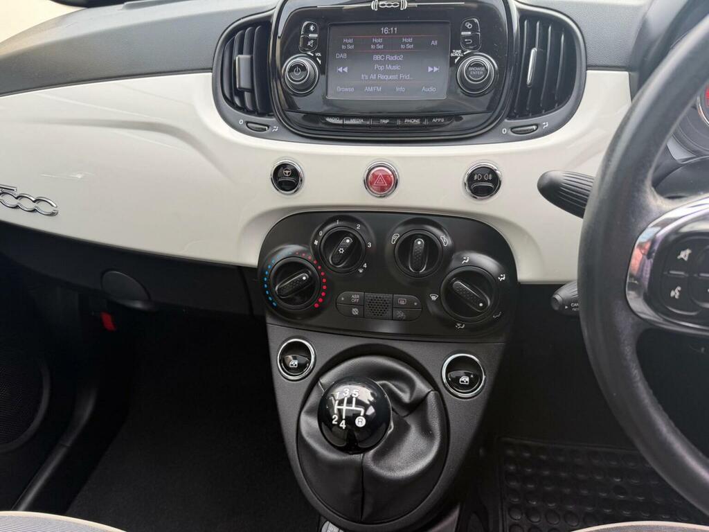 Fiat 500 Hatchback 1.2 Lounge Euro 6 Ss 201818 BW18HYK White #3