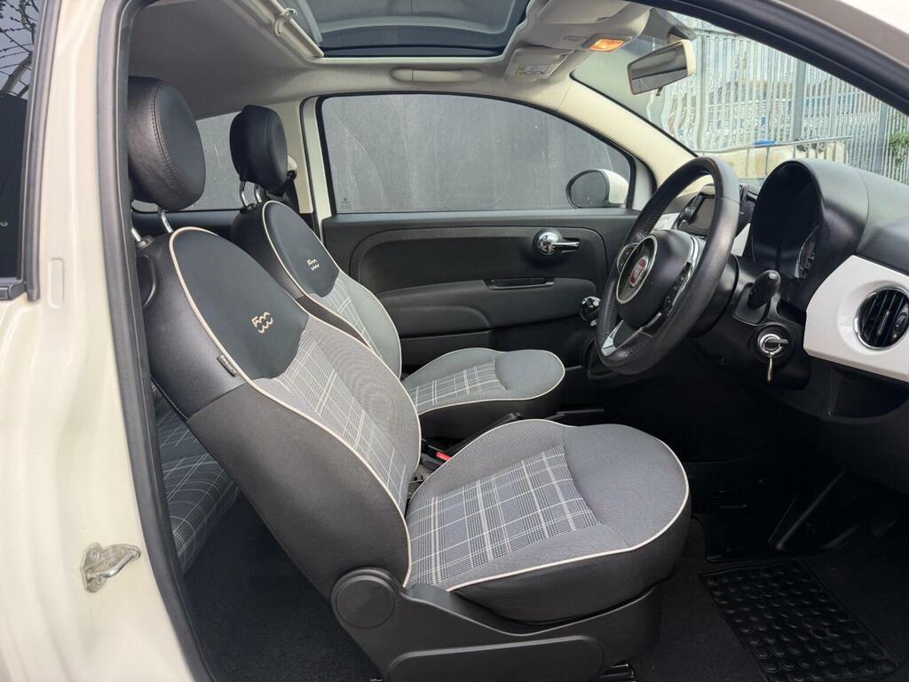 Fiat 500 Hatchback 1.2 Lounge Euro 6 Ss 201818 BW18HYK White #6