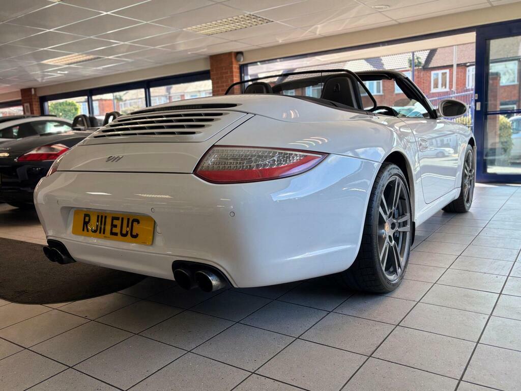 Porsche 911 3.6 997 Carrera Cabriolet Pdk White #4