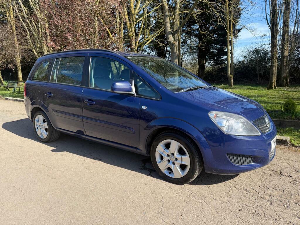 Vauxhall Zafira 1.8 16V Exclusiv Euro 5 Blue