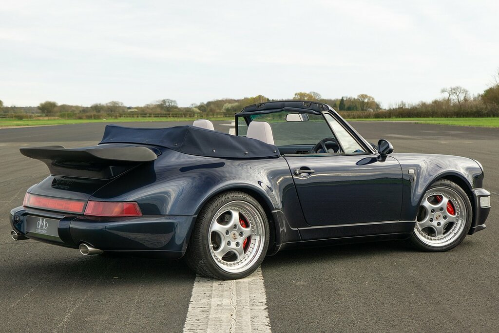 Porsche 911 Everrati 964 Carrera 4 Cabriolet Blue #2