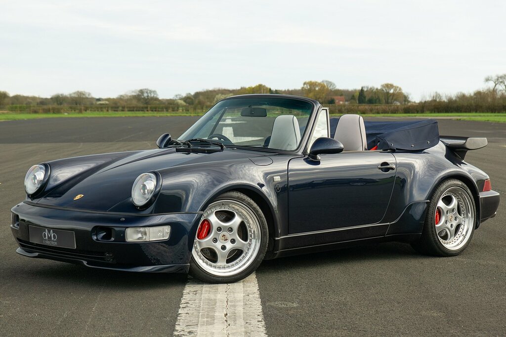 Porsche 911 Everrati 964 Carrera 4 Cabriolet Blue