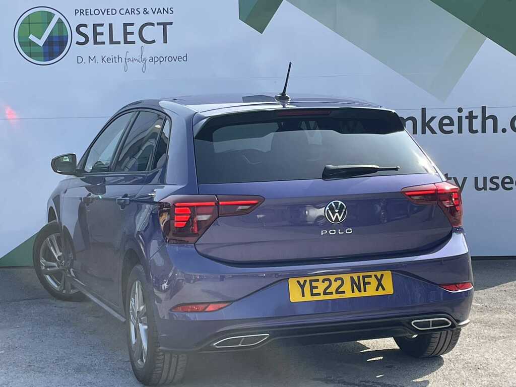 Volkswagen Polo 1.0 Tsi R-line YE22NFX Purple #3