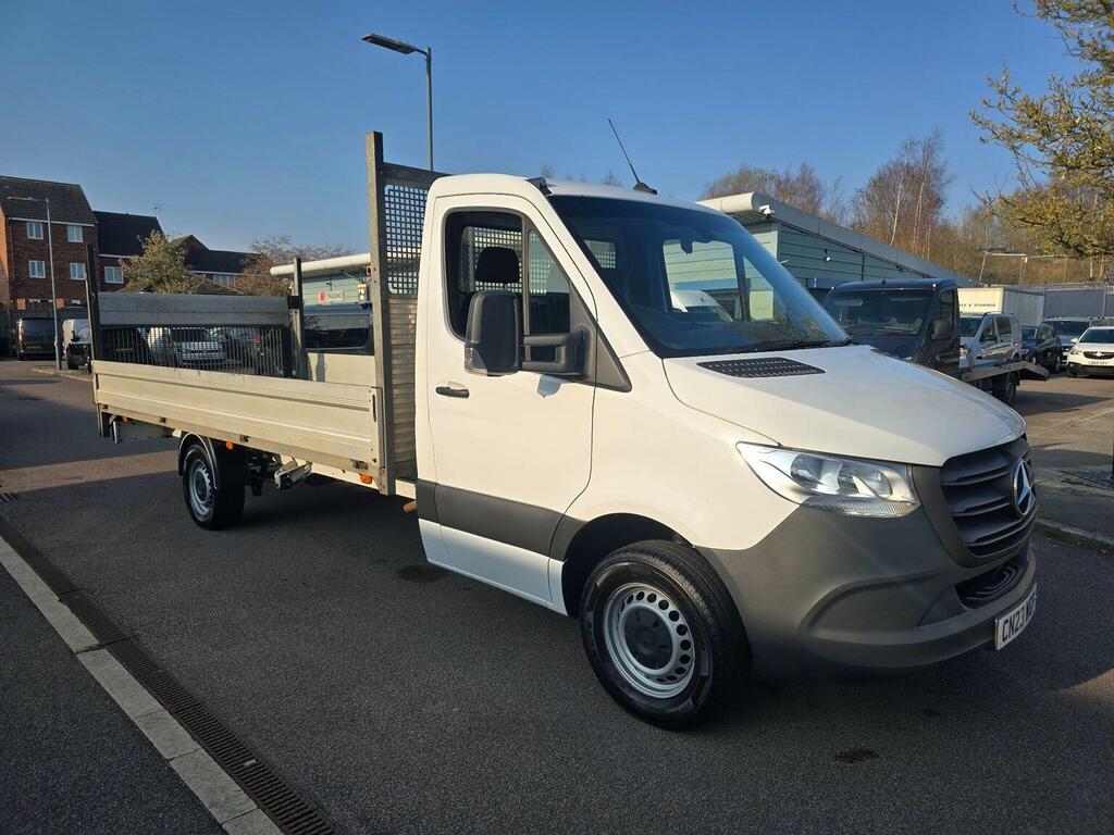 Mercedes-Benz Sprinter Dropside 2.0 317 Cdi Progressive Rwd L3 Euro 6 S White