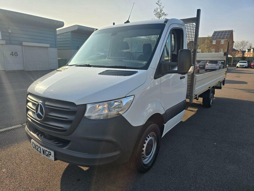 Mercedes-Benz Sprinter Dropside 2.0 317 Cdi Progressive Rwd L3 Euro 6 S CN23WGP White #2