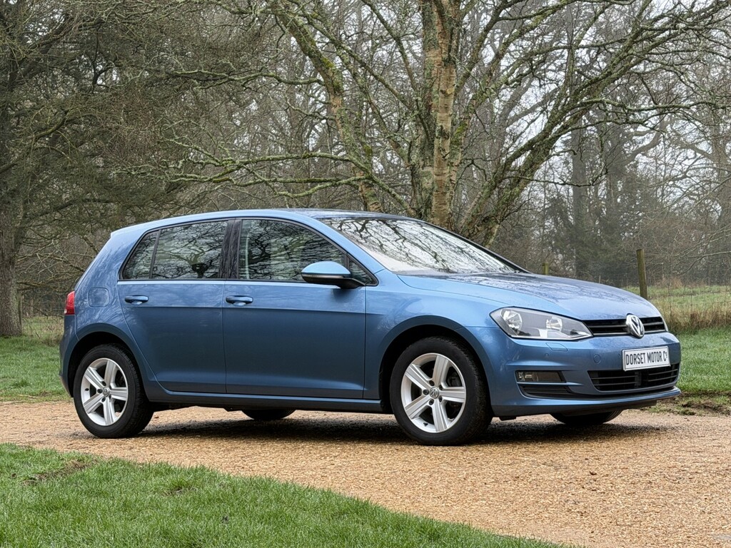 Volkswagen Golf Hatchback 1.6 Tdi Bluemotion Tech Match 2015 CY65KKX Blue #2
