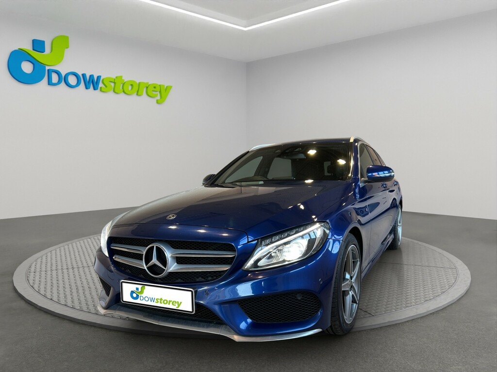 Mercedes-Benz C Class Estate 2.1 C220d Amg Line 201818 KM18PZL Blue #3