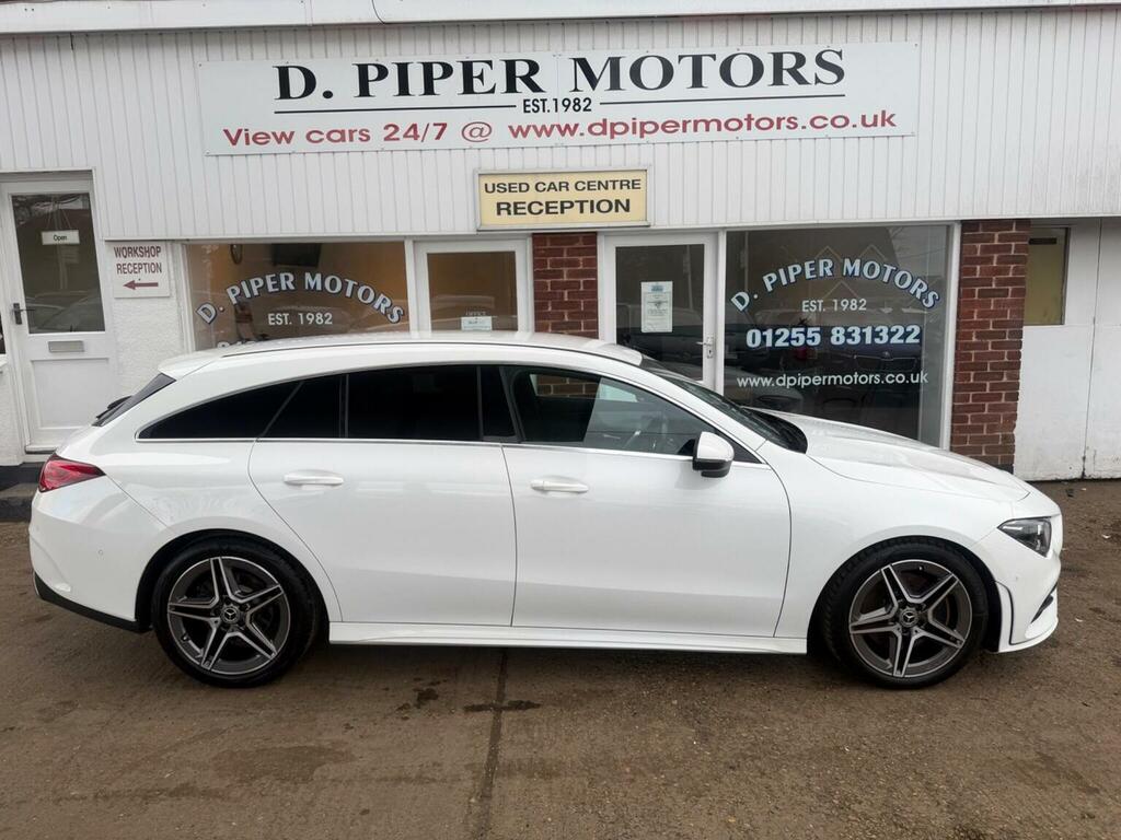 Mercedes-Benz CLA Class Estate 1.3 Cla200 Amg Line Shooting Brake 7G-dct E AF70JYP White #2