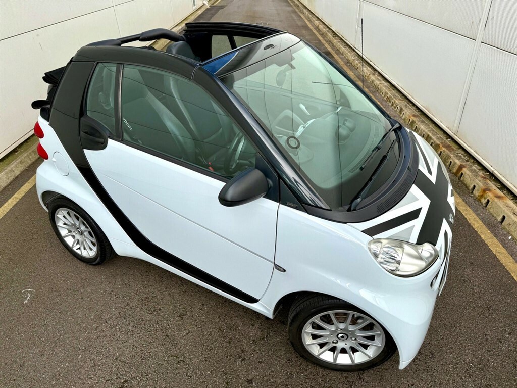 Smart Fortwo Cabrio 1.0 Mhd Passion Cabriolet Softtouch Eur White