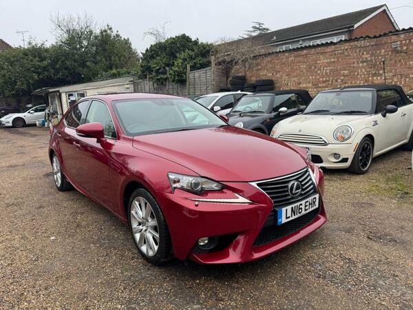 Lexus IS 2.5 300H Executive Edition E-cvt Euro 6 Ss Red