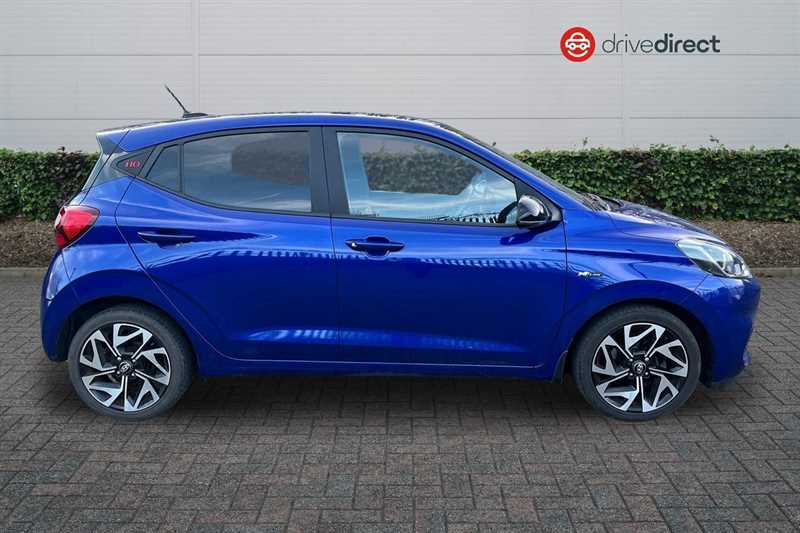 Hyundai I10 1.0 T-gdi N Line Hatchback Euro NY21CKG Blue #2