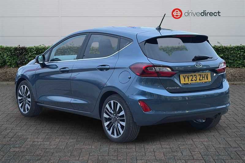 Ford Fiesta 1.0T Ecoboost Titanium X Hatchback Manu YY23ZHV Blue #5