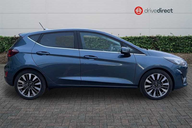 Ford Fiesta 1.0T Ecoboost Titanium X Hatchback Manu YY23ZHV Blue #2