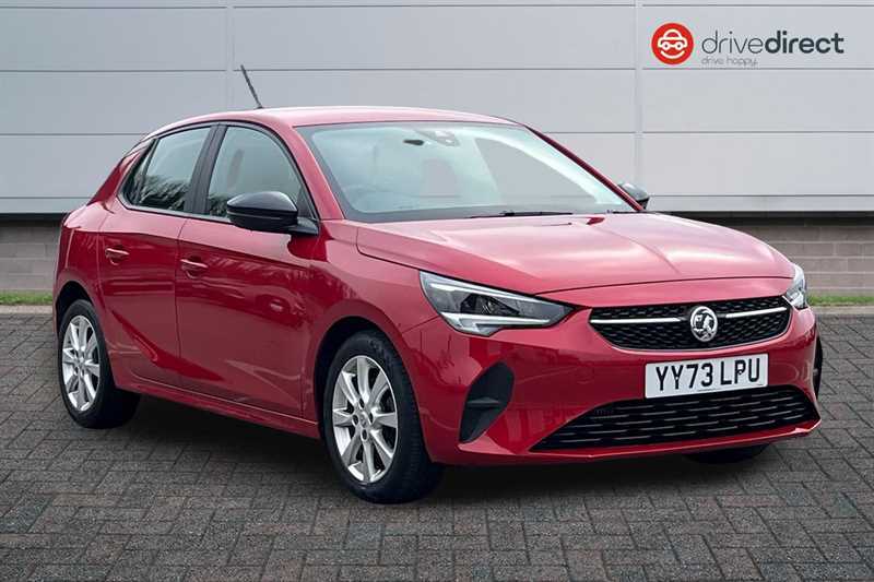 Vauxhall Corsa 1.2 Turbo Design Hatchback Euro Red