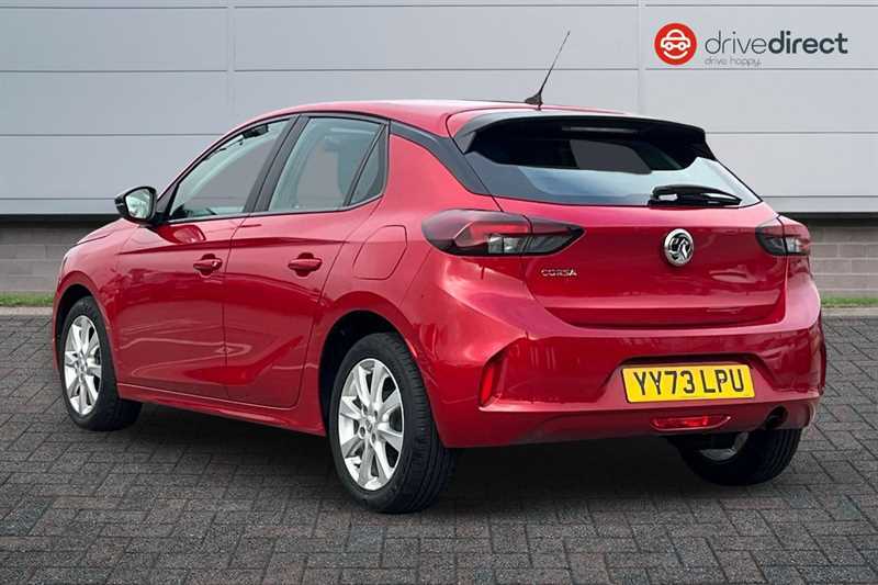 Vauxhall Corsa 1.2 Turbo Design Hatchback Euro YY73LPU Red #5