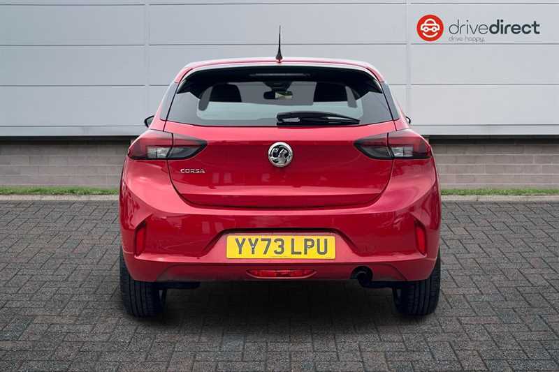 Vauxhall Corsa 1.2 Turbo Design Hatchback Euro YY73LPU Red #4