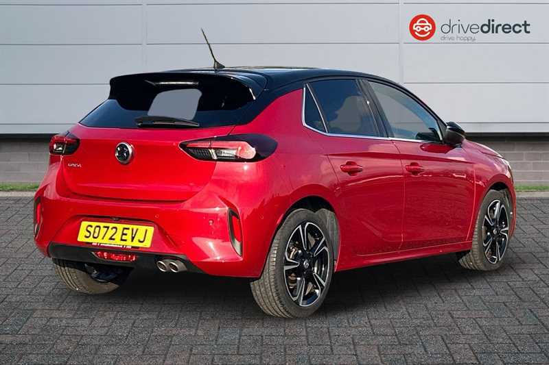Vauxhall Corsa 1.2 Turbo Ultimate Hatchback Euro SO72EVJ Red #3