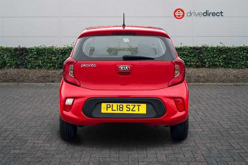 Kia Picanto 1.0 1 Hatchback Euro 6 66 Bhp PL18SZT Red #4