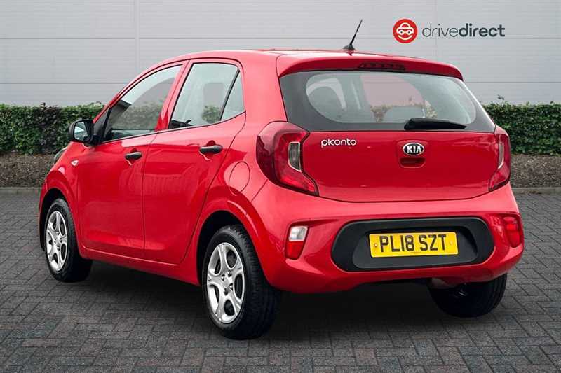 Kia Picanto 1.0 1 Hatchback Euro 6 66 Bhp PL18SZT Red #5
