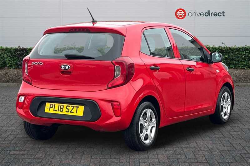 Kia Picanto 1.0 1 Hatchback Euro 6 66 Bhp PL18SZT Red #3