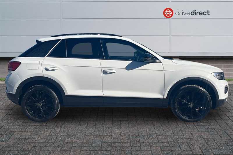 Volkswagen T-Roc 1.5 Tsi Evo Black Edition Suv Dsg Euro VN21OMJ White #2