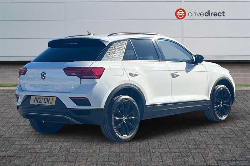 Volkswagen T-Roc 1.5 Tsi Evo Black Edition Suv Dsg Euro VN21OMJ White #3