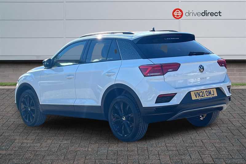 Volkswagen T-Roc 1.5 Tsi Evo Black Edition Suv Dsg Euro VN21OMJ White #5
